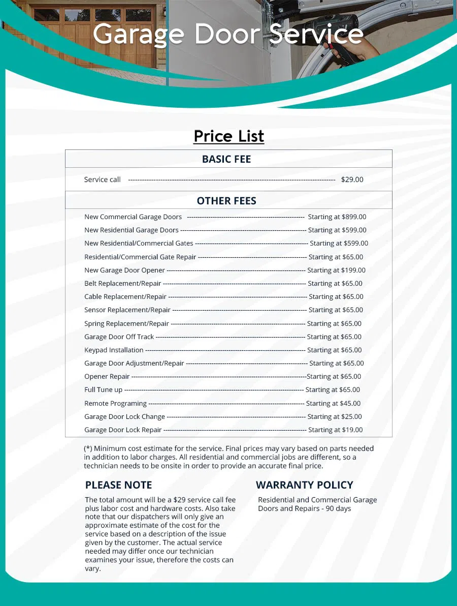 Garage Door Mobile Service Repair Valhalla, NY 914-800-7032